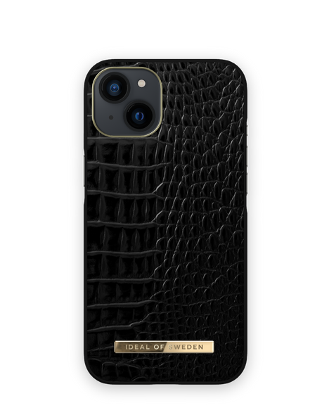 Mobilskal iPhone 13 / 14 Neo Noir Croco – IDEAL OF SWEDEN