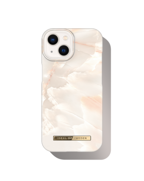 Mönstrat Mobilskal MagSafe iPhone 13 / 14 / 16e / 17e Rose Pearl Marble – IDEAL OF SWEDEN