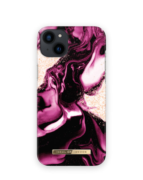 iPhone 14 Plus Golden Ruby Marble case