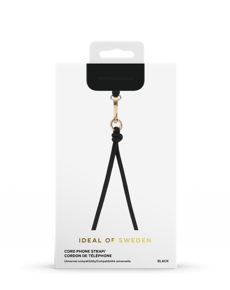 Black Cord Phone Strap
