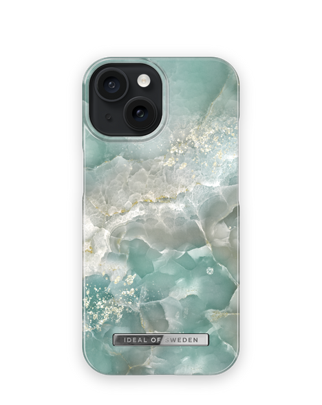 Mönstrat Mobilskal iPhone 15 Azura Marble – IDEAL OF SWEDEN