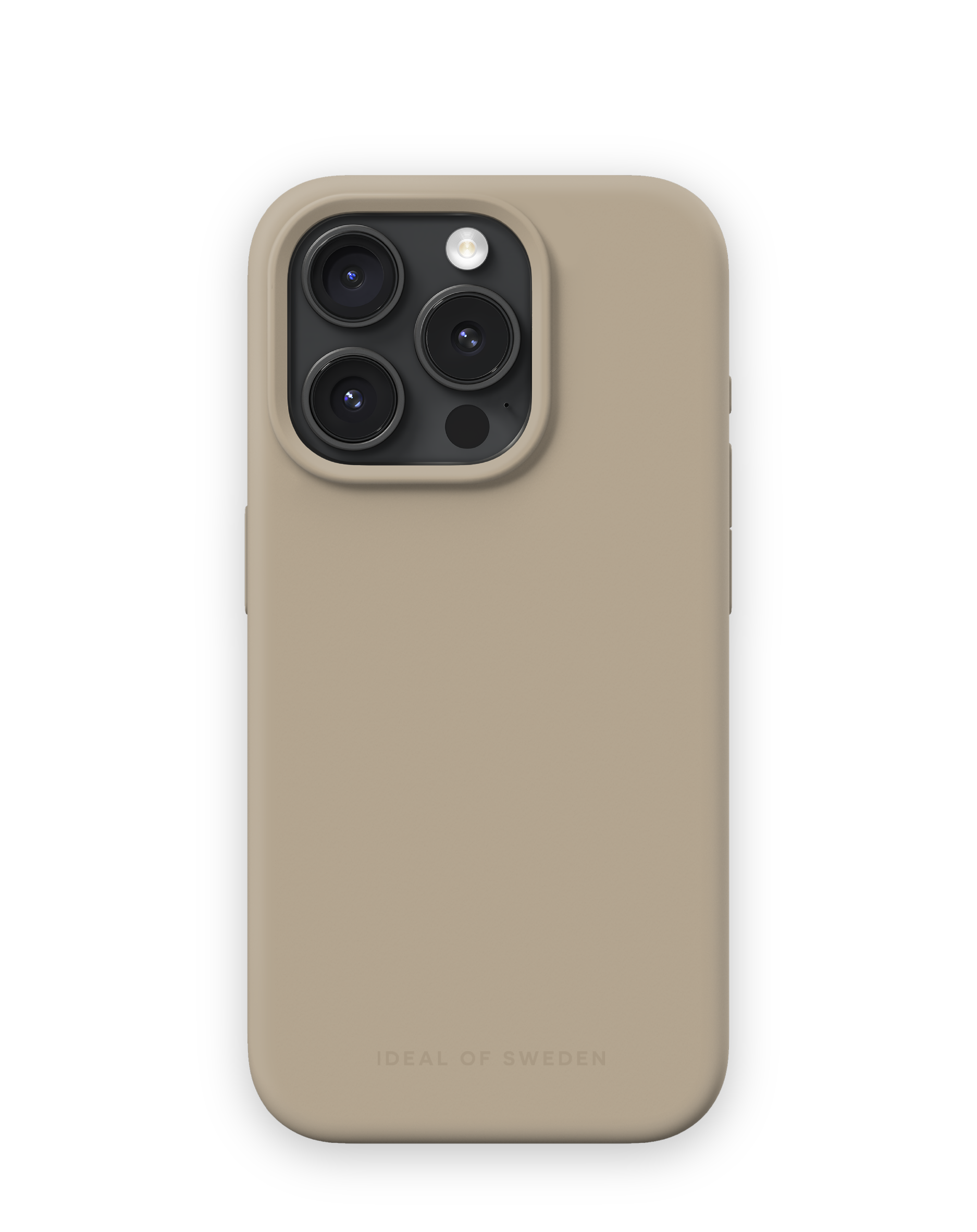Silicone Case IPhone 15 Pro Beige IDEAL OF SWEDEN