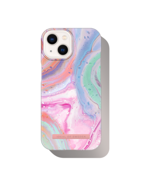Mönstrat Mobilskal MagSafe iPhone 15 Pastel Marble – IDEAL OF SWEDEN