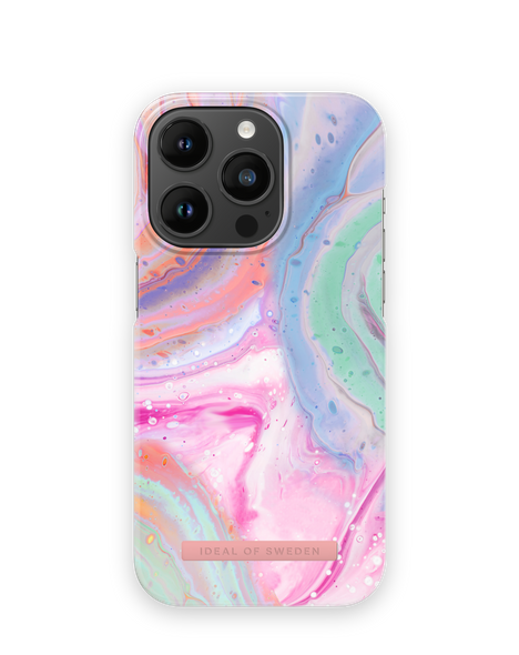 Mönstrat Mobilskal MagSafe iPhone 14 Pro Pastel Marble – IDEAL OF SWEDEN