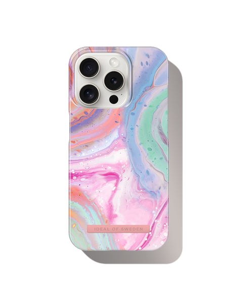 Mönstrat Mobilskal iPhone 15 Pro Pastel Marble – IDEAL OF SWEDEN