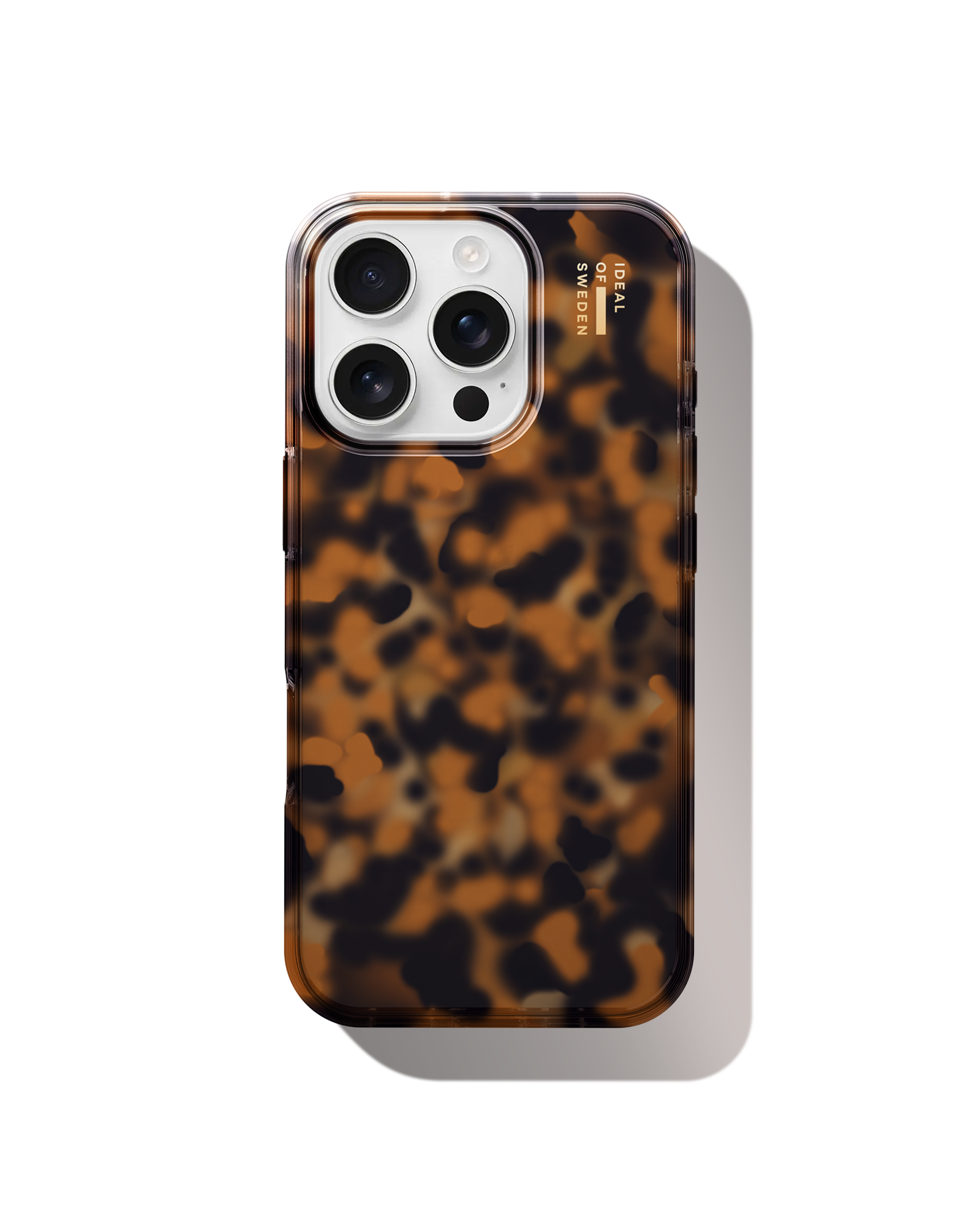 Clear Case iPhone 16PR Tortoise | Printed Cases from IDEAL OF SWEDEN