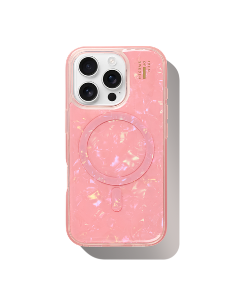 Pearlised Mobilskal MagSafe iPhone 16 Pro Pink – IDEAL OF SWEDEN