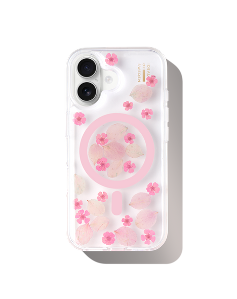 Clear Case MagSafe iPhone 16 Cherry Blossom – IDEAL OF SWEDEN