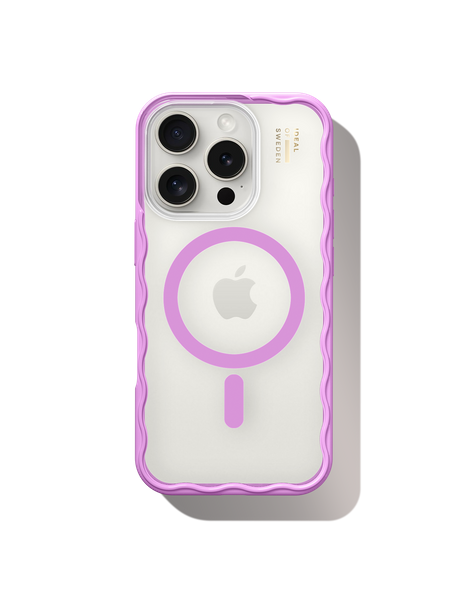Wavy Mobilskal MagSafe iPhone 15 Pro Max Pink – IDEAL OF SWEDEN