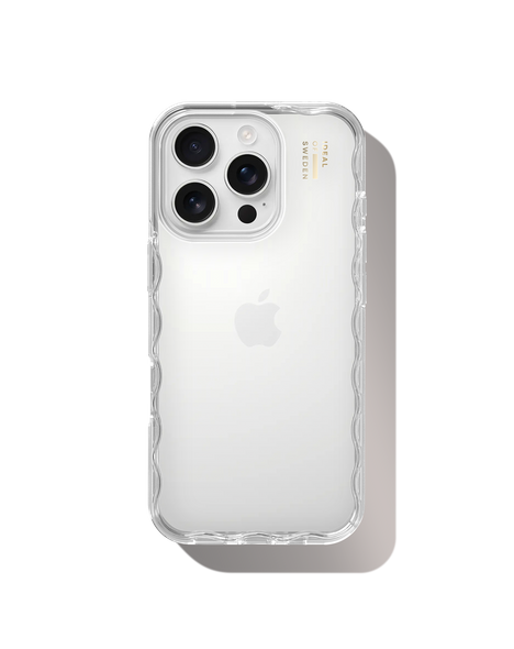Wavy Mobilskal iPhone 16 Pro Max Clear – IDEAL OF SWEDEN