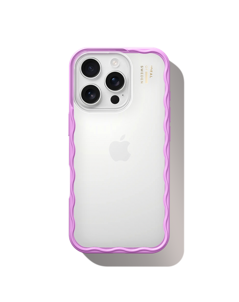 Wavy Mobilskal iPhone 16 Pro Pink – IDEAL OF SWEDEN