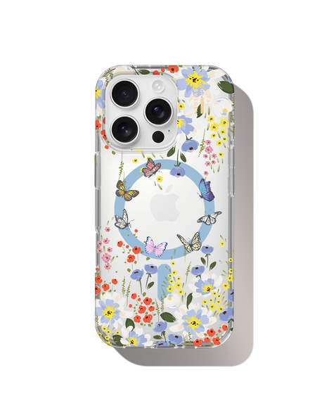 Clear Case MagSafe iPhone 16 Pro Artistic Garden – IDEAL OF SWEDEN