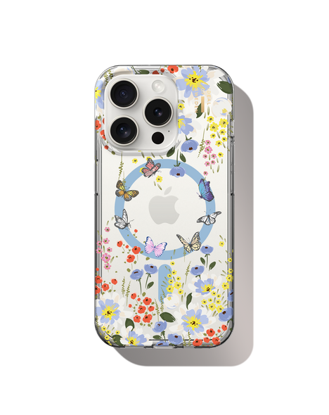 Clear Case MagSafe iPhone 15 Pro Artistic Garden – IDEAL OF SWEDEN