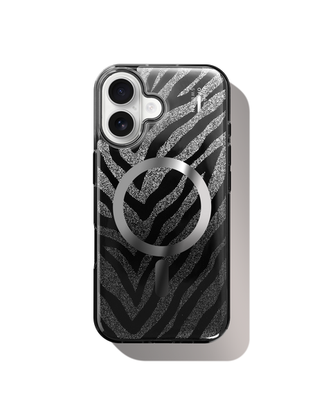 Clear Case MagSafe iPhone 16 Zebra Mystique – IDEAL OF SWEDEN