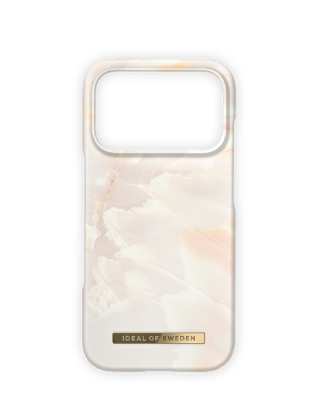 Mönstrat Mobilskal MagSafe iPhone 17 Pro Max Rose Pearl Marble – IDEAL OF SWEDEN