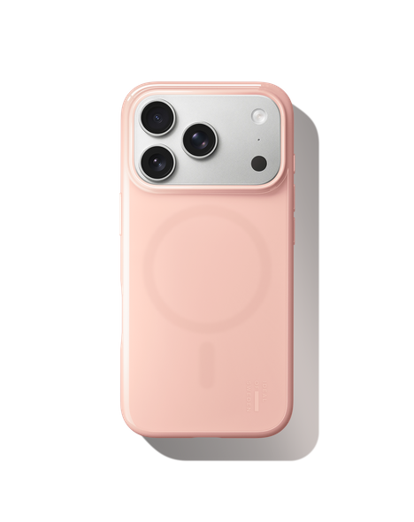 Slim Mobilskal MagSafe iPhone 17 Pro Glossy Blush Pink – IDEAL OF SWEDEN