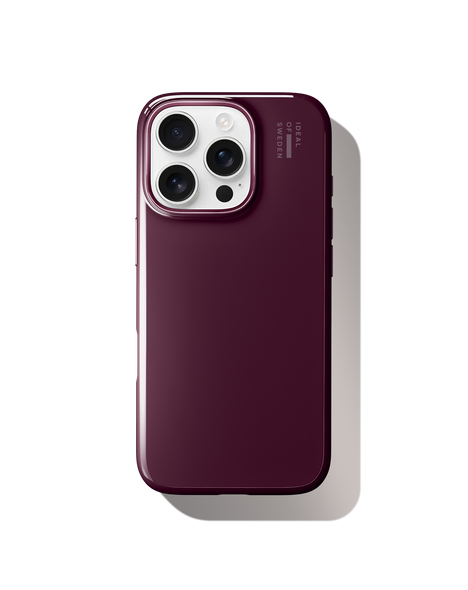 Slim Mobilskal MagSafe iPhone 16 Pro Glossy Cherry – IDEAL OF SWEDEN