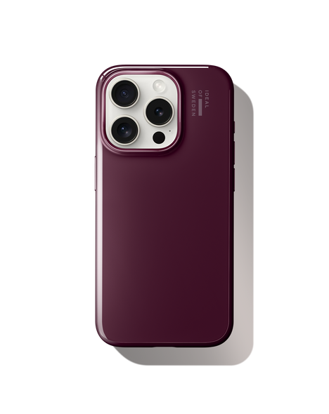 Slim Mobilskal MagSafe iPhone 15 Pro Glossy Cherry – IDEAL OF SWEDEN