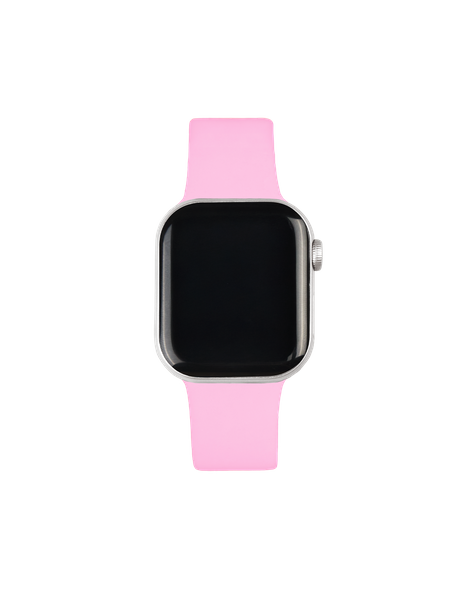 Silicone Watch Band 42/44/45/46/49 S-M Bubblegum Pink - Armband till Apple Watch från IDEAL OF SWEDEN