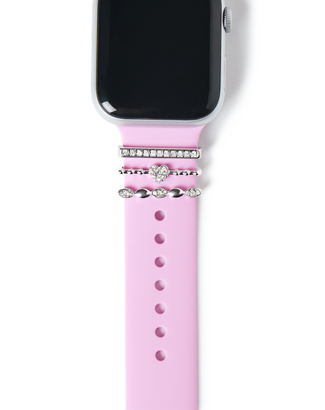 Watch Band Charms Silver Sparkle - Armband till Apple Watch från IDEAL OF SWEDEN