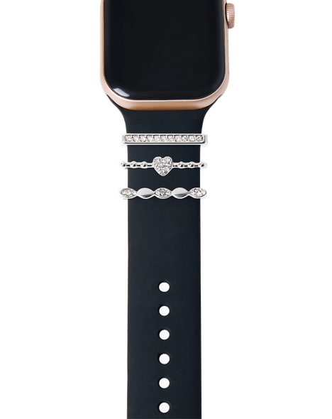 Watch Band Charms Silver Sparkle - Armband till Apple Watch från IDEAL OF SWEDEN