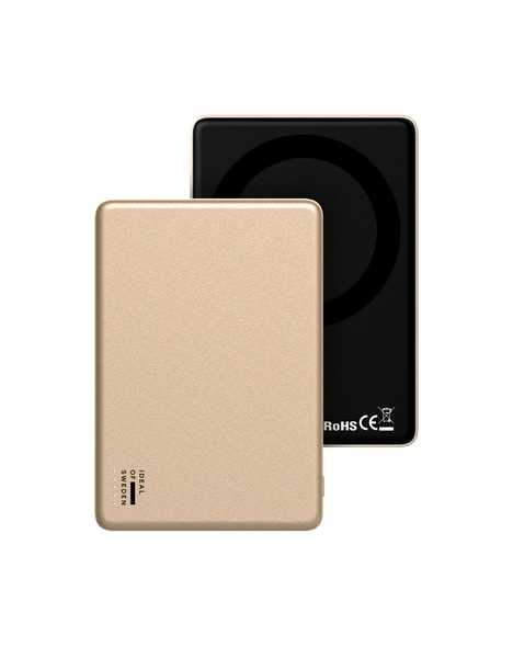 Slim Powerbank MagSafe 5000 mAh Gold – IDEAL OF SWEDEN