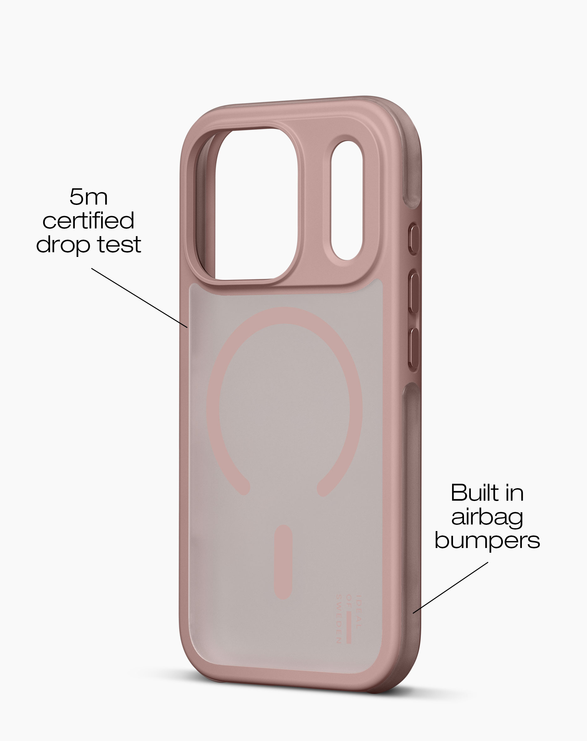 Ideal Bumper Case MagSafe IPhone 17 Pro Max Blush Pink IDEAL OF SWEDEN