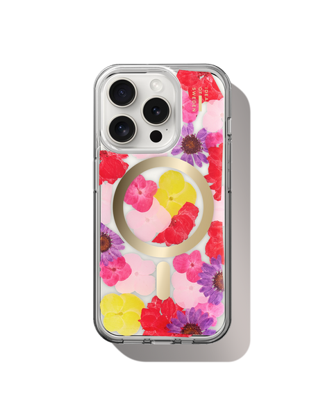 Clear Case MagSafe iPhone 15 Pro Tropical Floral – IDEAL OF SWEDEN