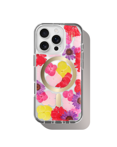 Clear Case MagSafe iPhone 16 Pro Tropical Floral – IDEAL OF SWEDEN