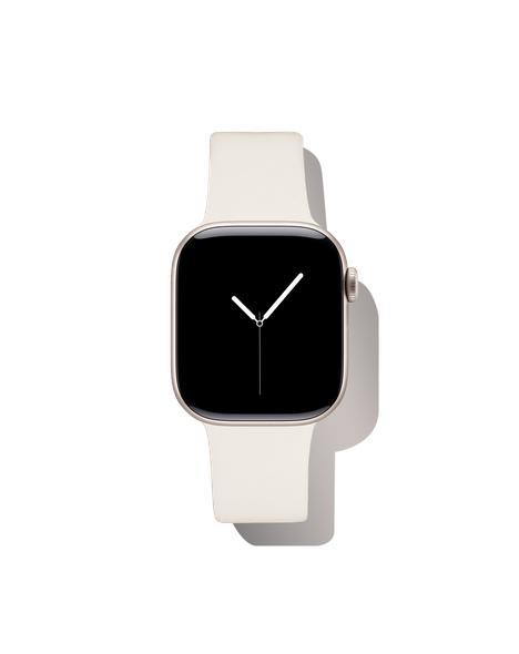 Silicone Watch Band 42/44/45/46/49 M-L Cloud Dancer - Armband till Apple Watch från IDEAL OF SWEDEN