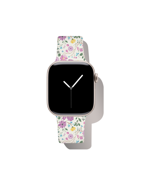 Silicone Watch Band 42/44/45/46/49 S-M Full Bloom - Armband till Apple Watch från IDEAL OF SWEDEN