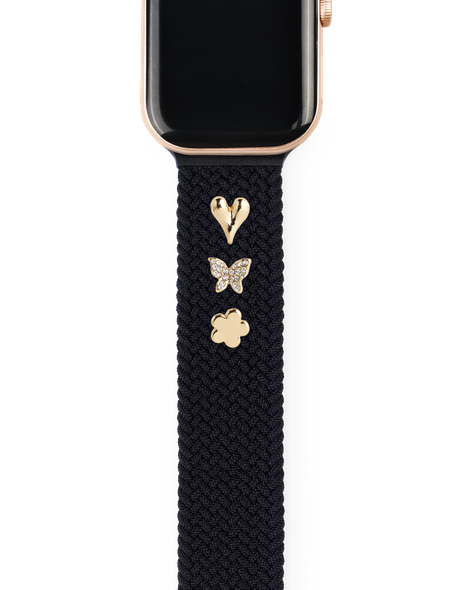 Watch Band Stud Charms Silver Sparkle - Armband till Apple Watch från IDEAL OF SWEDEN