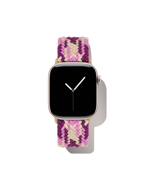 Soft Braid Watch Band 38/40/41/42 Cherry Crush - Armband till Apple Watch från IDEAL OF SWEDEN