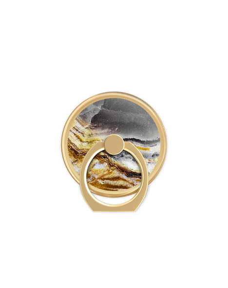 Outer space agate ring