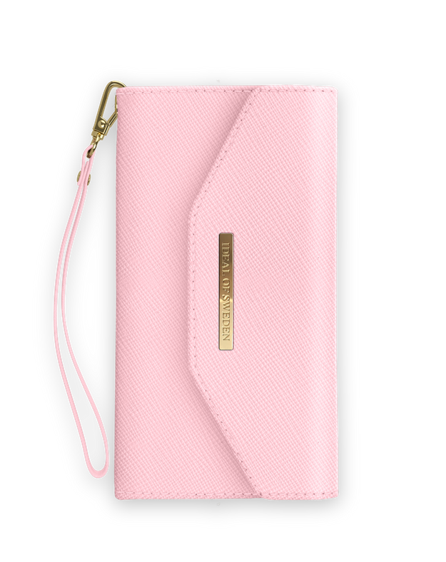 Saffiano pink mayfair clutch