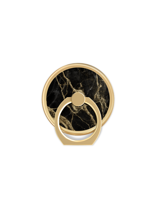 Golden Smoke Marble Ring Mount