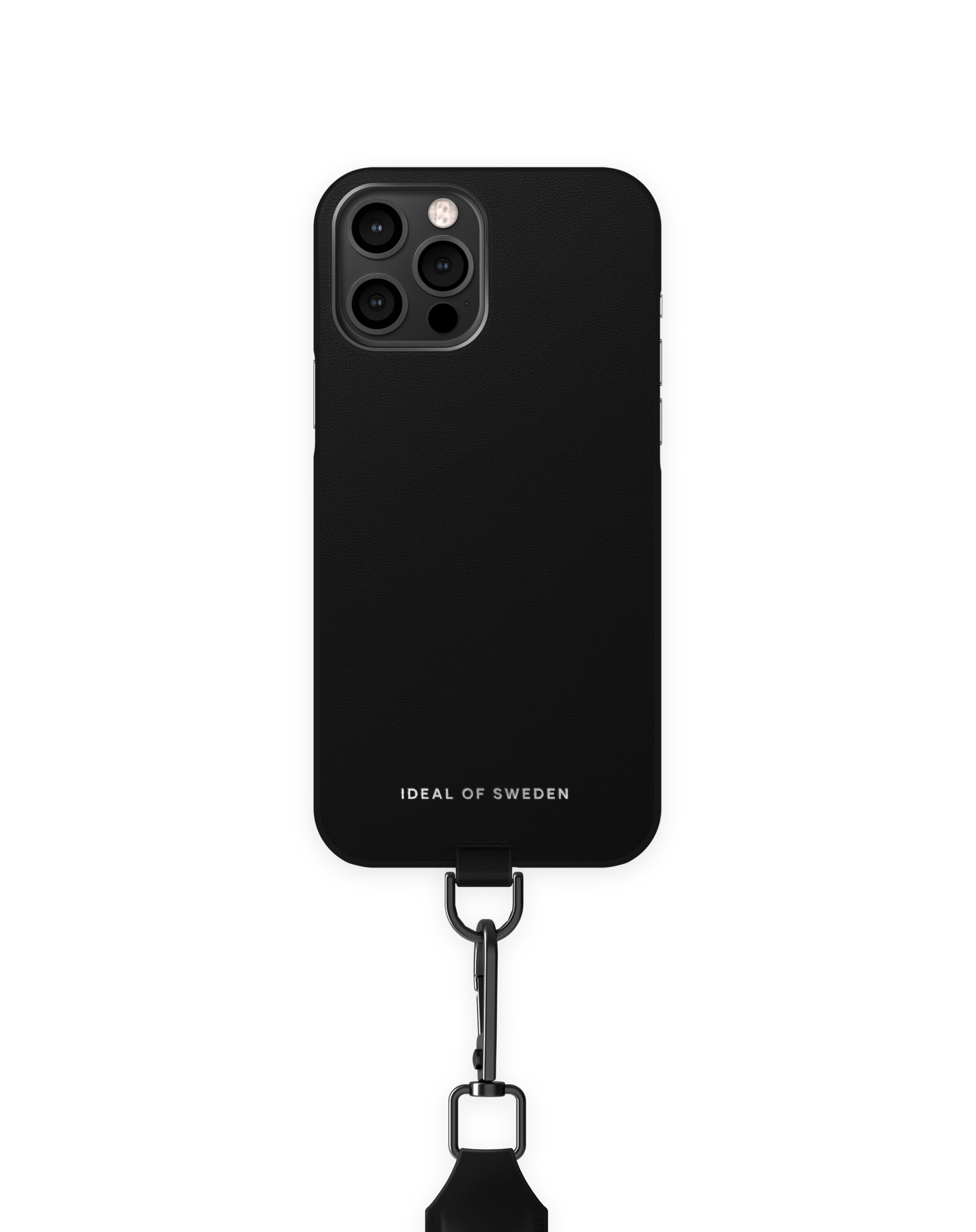 Atelier Necklace Case iPhone 12 Pro Max Intense Black IDEAL OF SWEDEN
