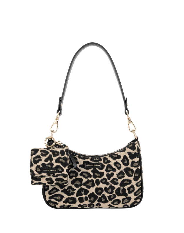 Multicolor jacquard shoulder bag