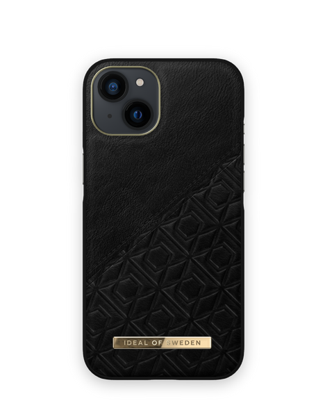 Black embossed iPhone 13 case