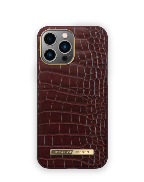 Mobilskal iPhone 12 Pro Max / 13 Pro Max Scarlet Croco – IDEAL OF SWEDEN