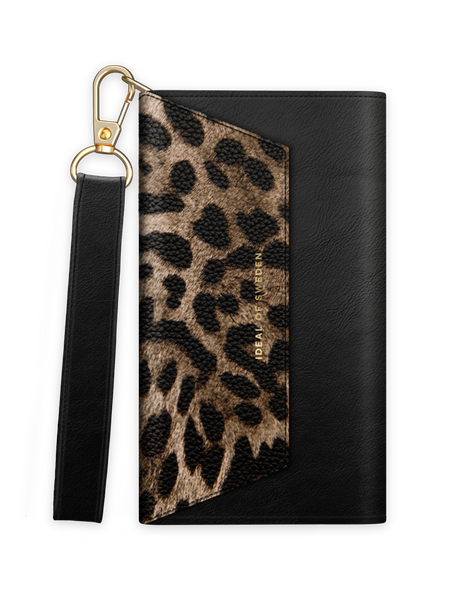 Cassette Clutch Väska iPhone 13 Mini Midnight Leopard – IDEAL OF SWEDEN
